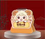 呆萌小羊（異形臺曆）